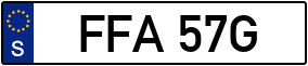 Truck License Plate